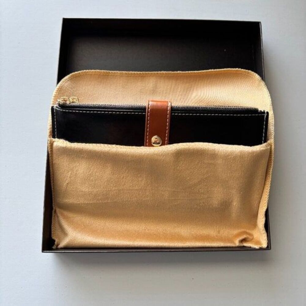 Women's Genuine Leather Wallet RFID Blocking Credit Card Holder Andoilt - Picture 4 of 6